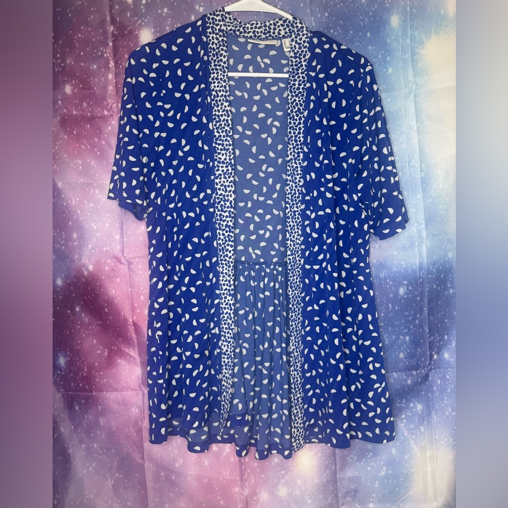 Susan graver short sleeve kimono 🛍